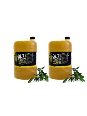 Lot 2 garrafes Oli Verge Extra Agro Igualada 5l
