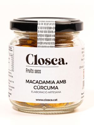 Macadàmia amb cúrcuma La Closca Fruits Secs Les Garrigues 100 g