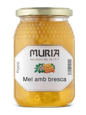 Mel amb bresca de romaní Muria 500 g