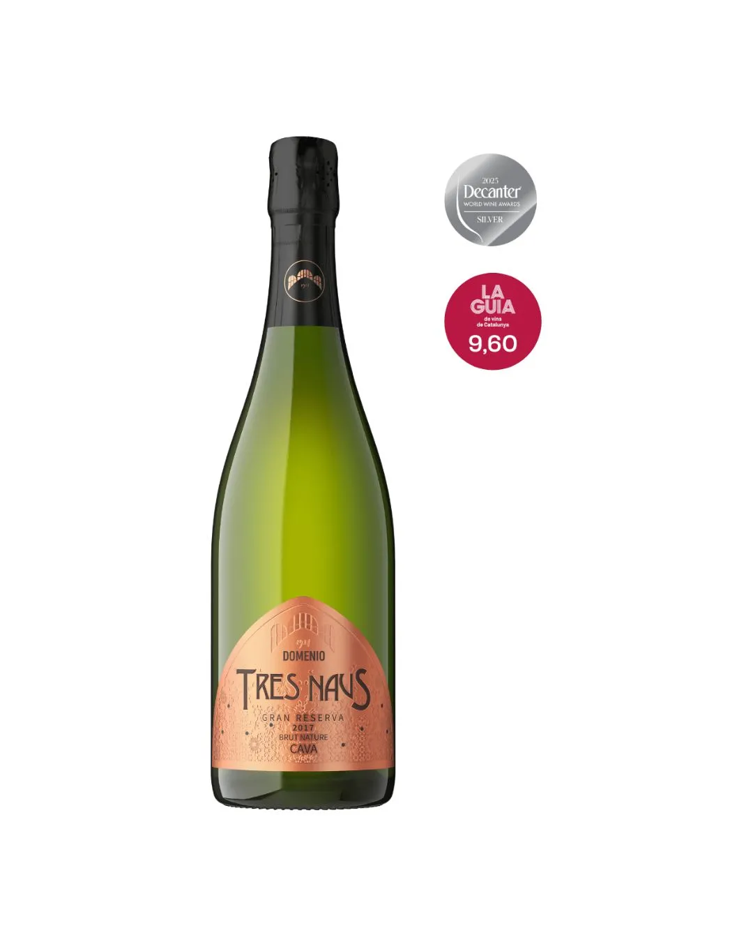 Cava Tres Naus brut nature gran reserva Domenio Wines
