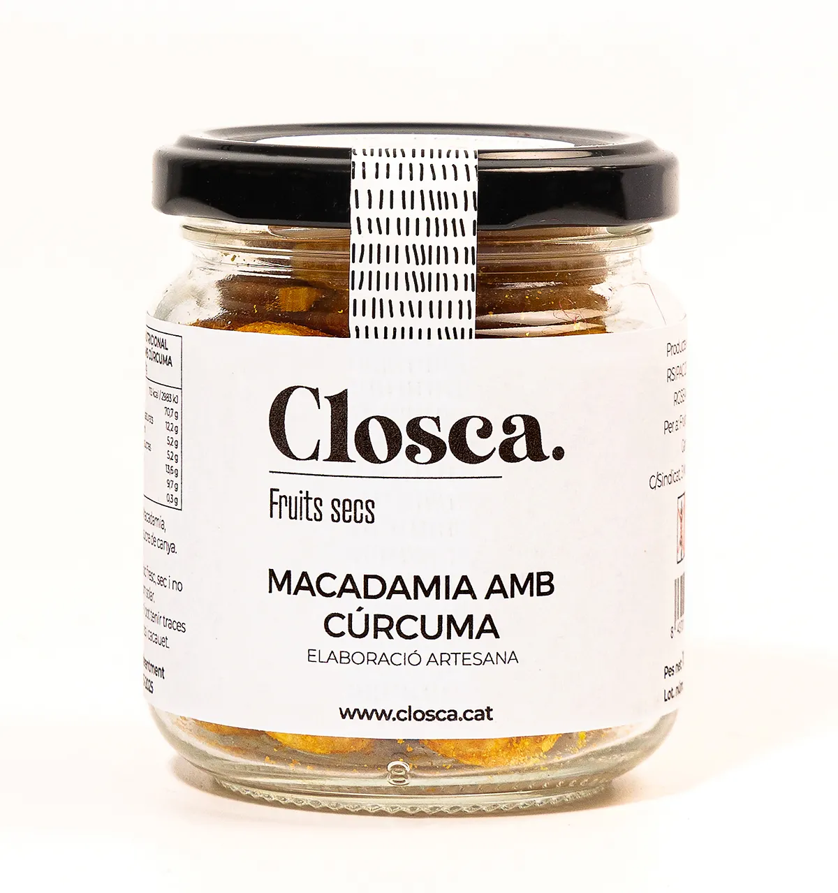 Macadàmia amb cúrcuma Closca