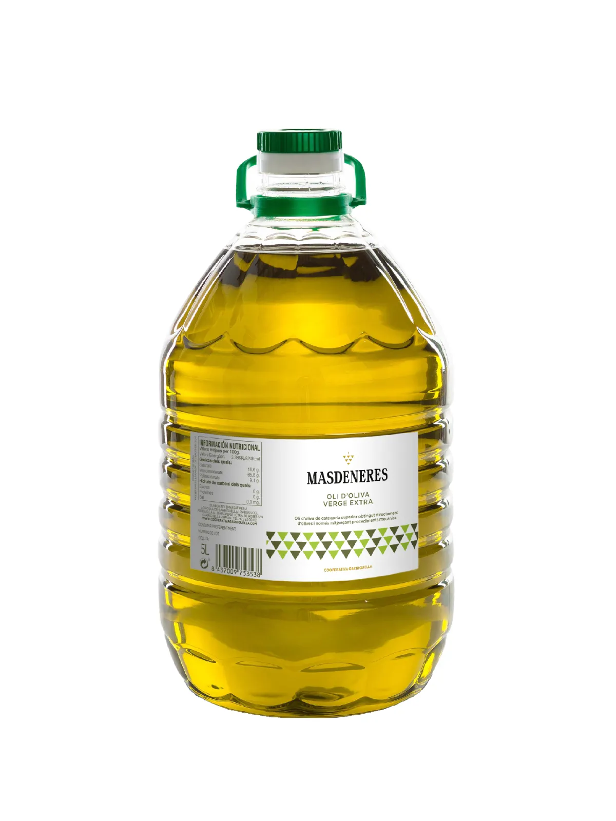 Oli d'Oliva Extra Verge Masdeneres Garriguella 5L