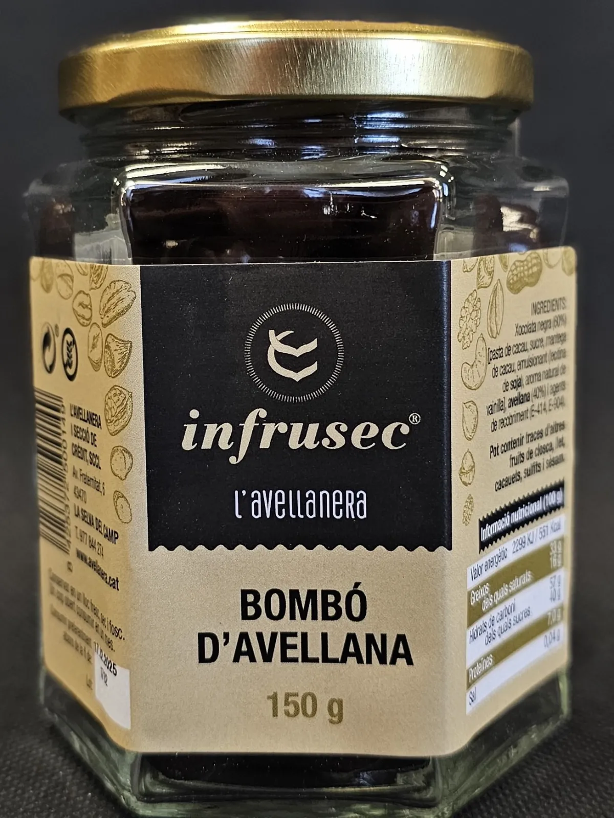 Bombó avellana Infrusec Avellanera