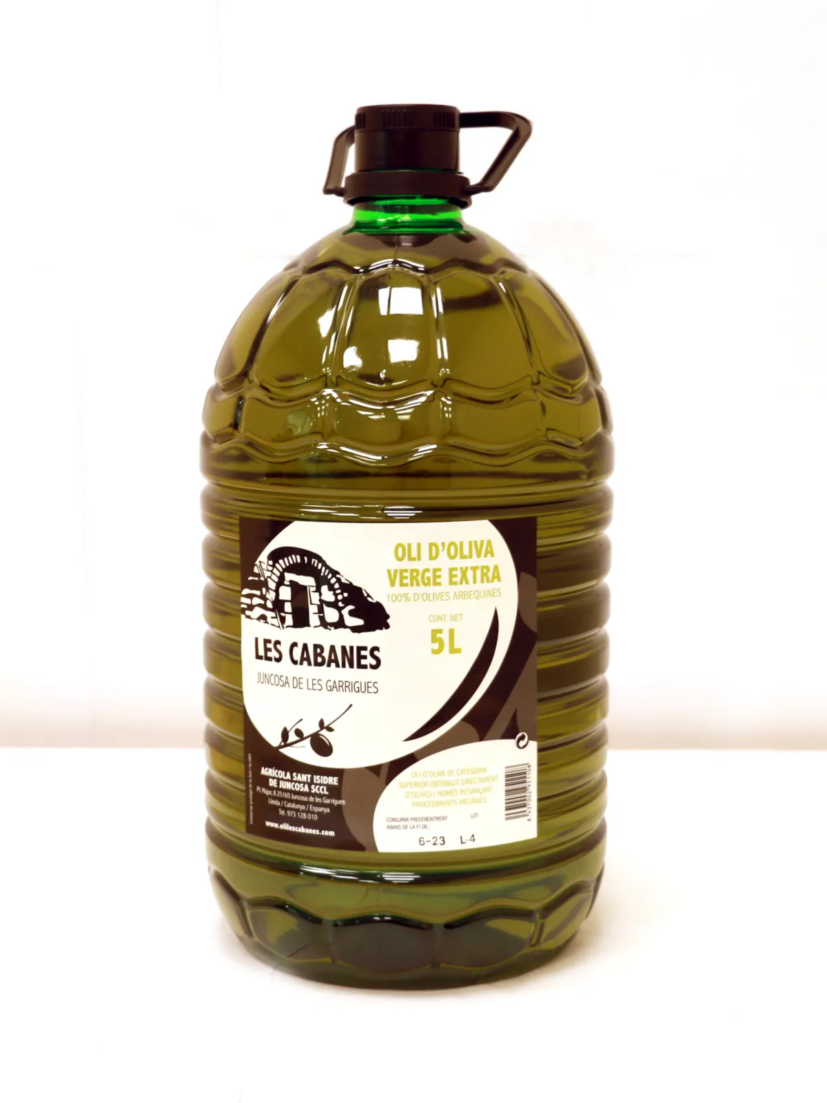 Oli d'Oliva Verge Extra Les Cabanes 5 l.