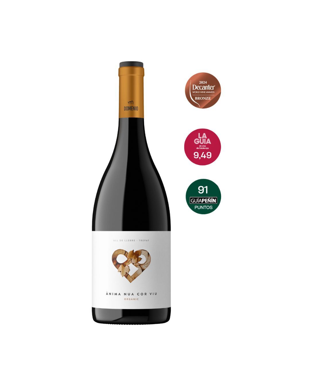 Vi negre Ànima Nua cor viu Conca ecològic Domenio Wines 750 ml