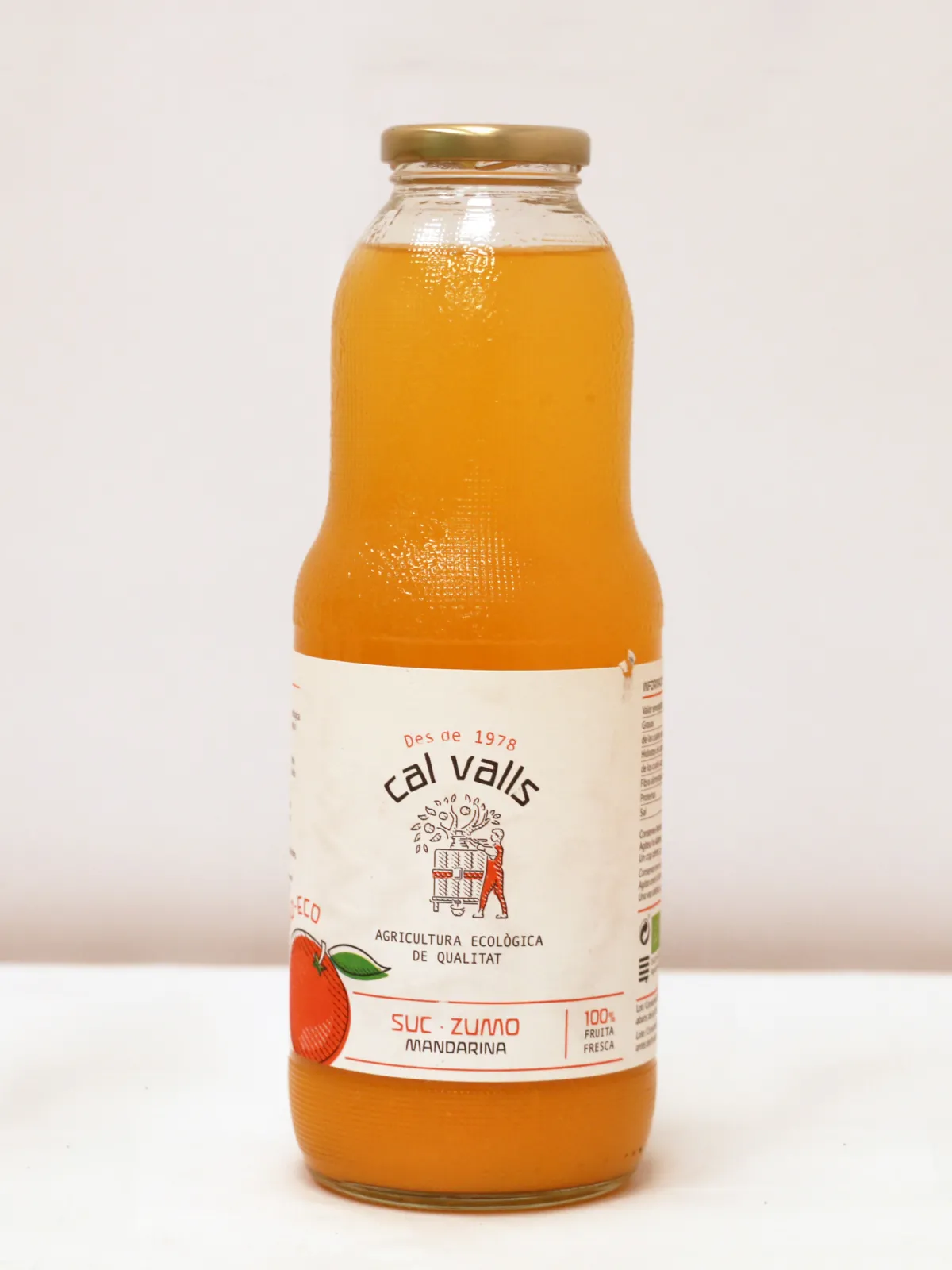 Suc de Mandarina ECO Cal Valls 1 l.