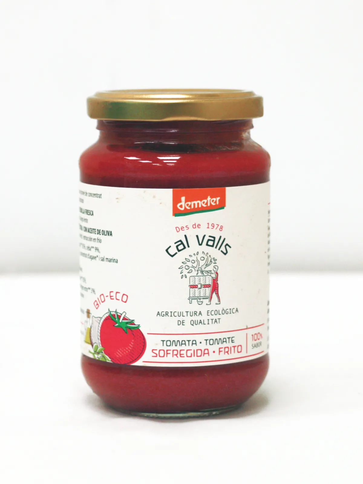 Tomàquet sofregit Cal Valls 350  g.