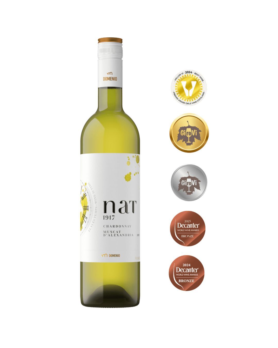 Vi blanc Nat 1917 Chardonnay Muscat d'Alexandria Domenio Wines 750 ml