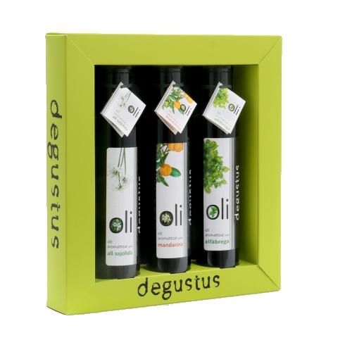 Lot 4 olis Aromatitzats Degustus La Granadella 250 ml