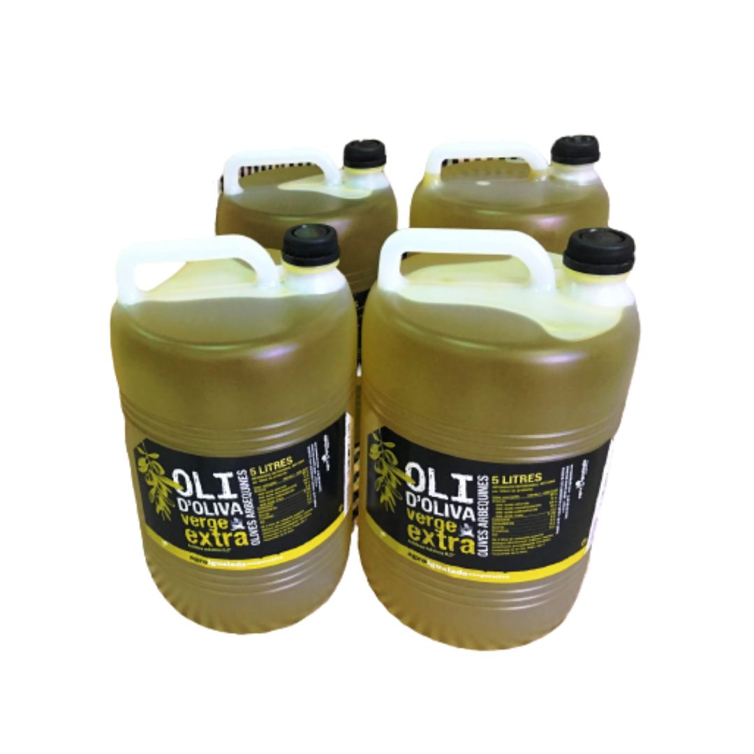 Pack 4 garrafes oli Verge Extra Agro Igualada 5 l