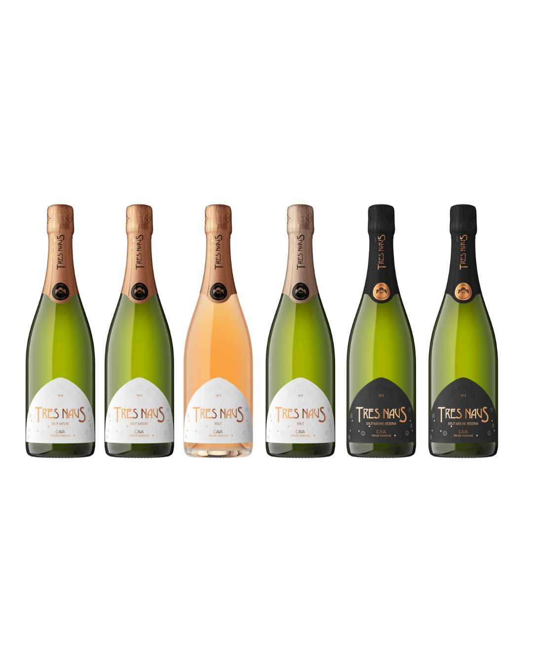 Pack 6 ampolles de cava Tres Naus Domenio Wines 750 ml