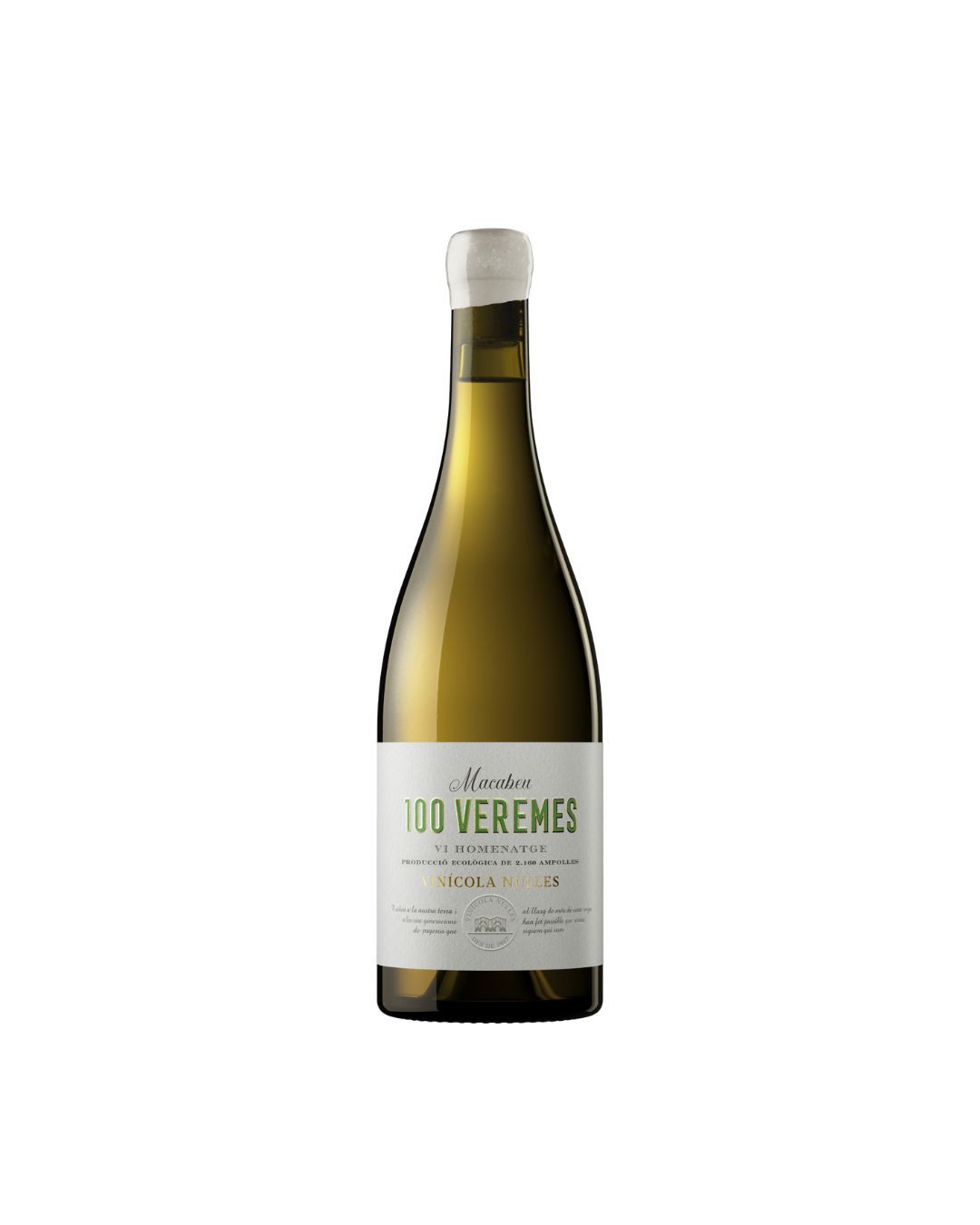 Vi blanc 100 Veremes Vinícola Nulles 750 ml