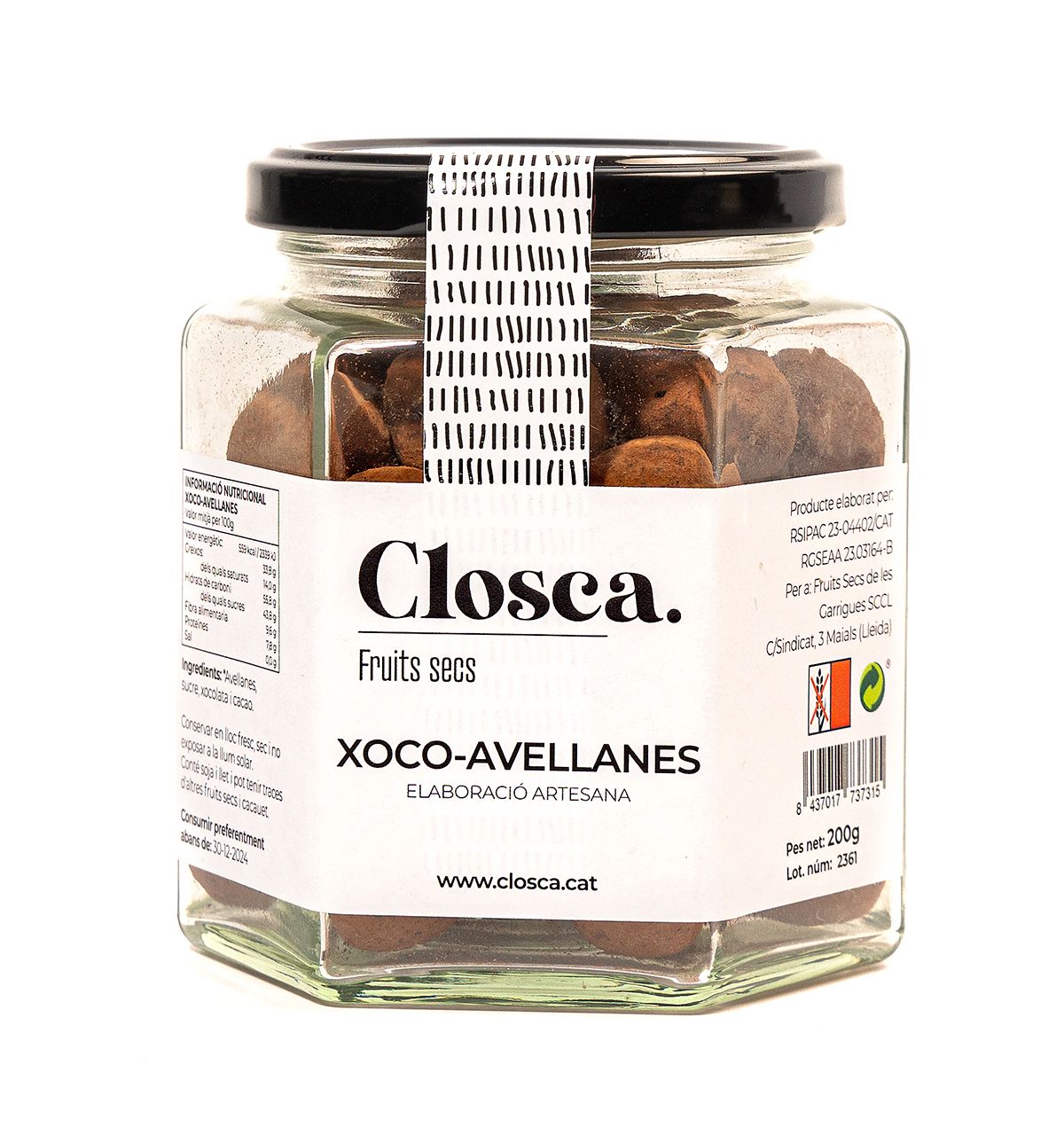 Xoco-avellanes La Closca Fruits Secs Les Garrigues 200 g