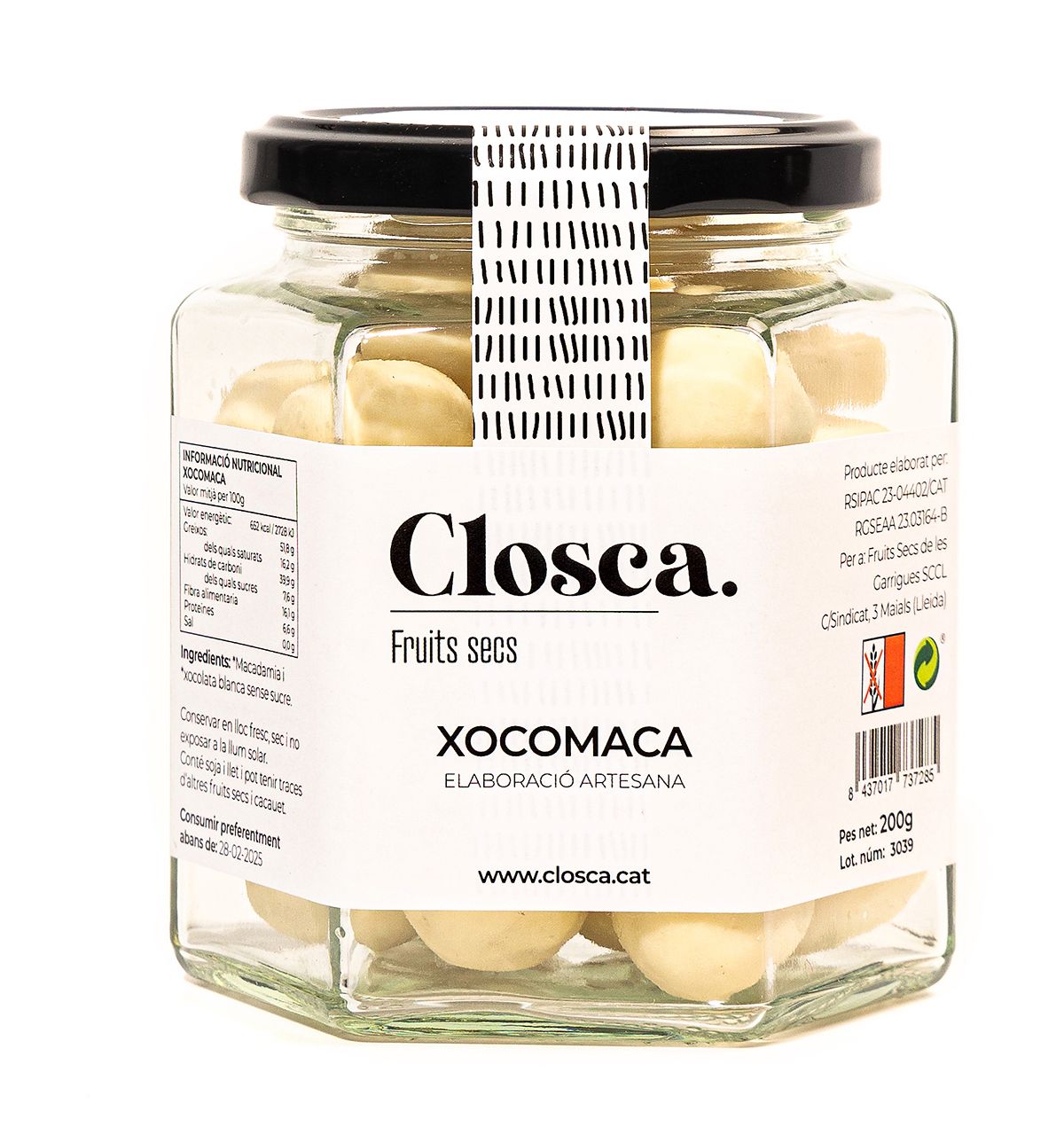 Xocomaca La Closca Fruits Secs Les Garrigues 200 g