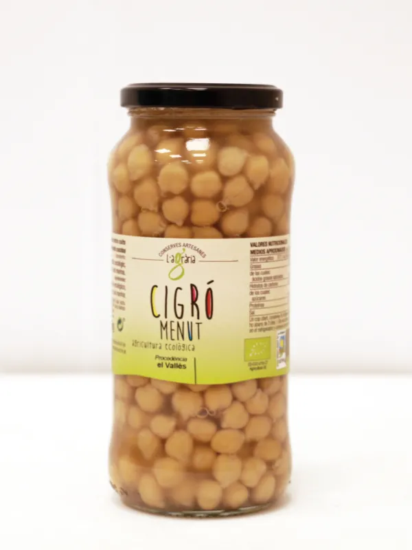 Producte Cigró Agrària del Vallès 580 g. Imatge