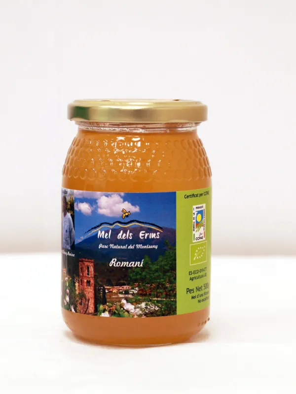 Producte Mel dels Erms Romaní 500 g Imatge