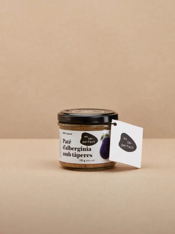 Producte Paté Im-perfect Albergínia amb tàperes 110 g Imatge
