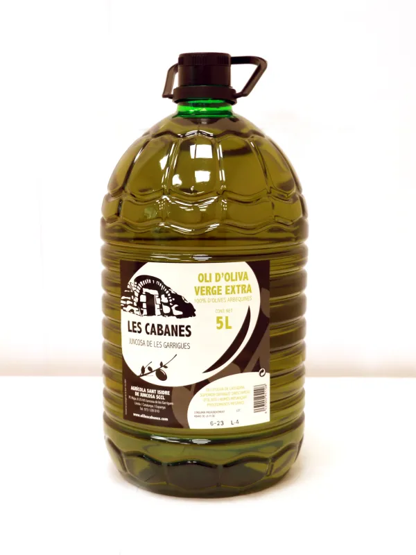 Producte Oli d'Oliva Verge Extra Les Cabanes 5 l. Imatge
