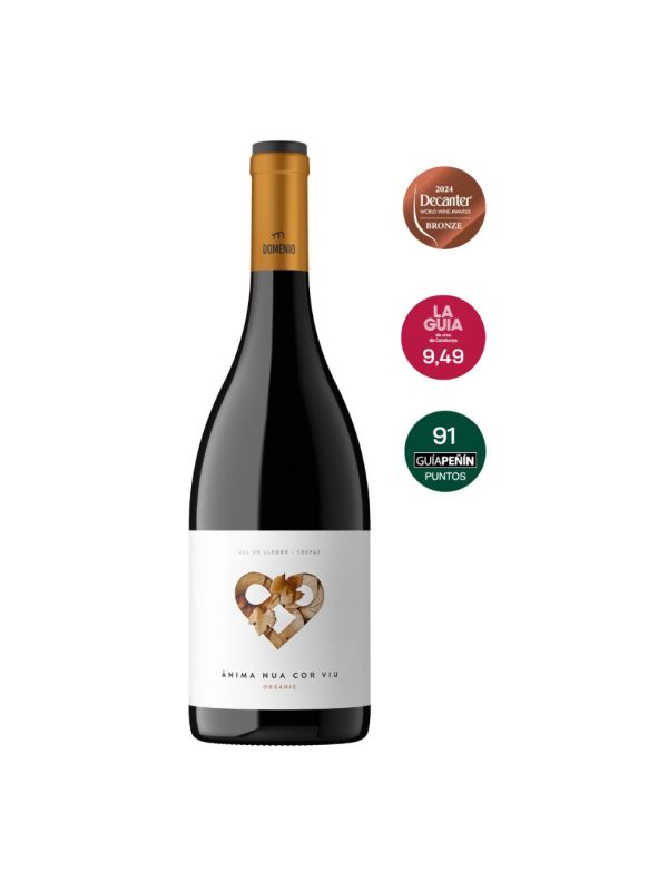 Producte Vi negre Ànima Nua cor viu Conca ecològic Domenio Wines 750 ml Imatge