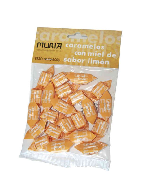 Producte Caramels de mel i llimona Muria 100 g Imatge
