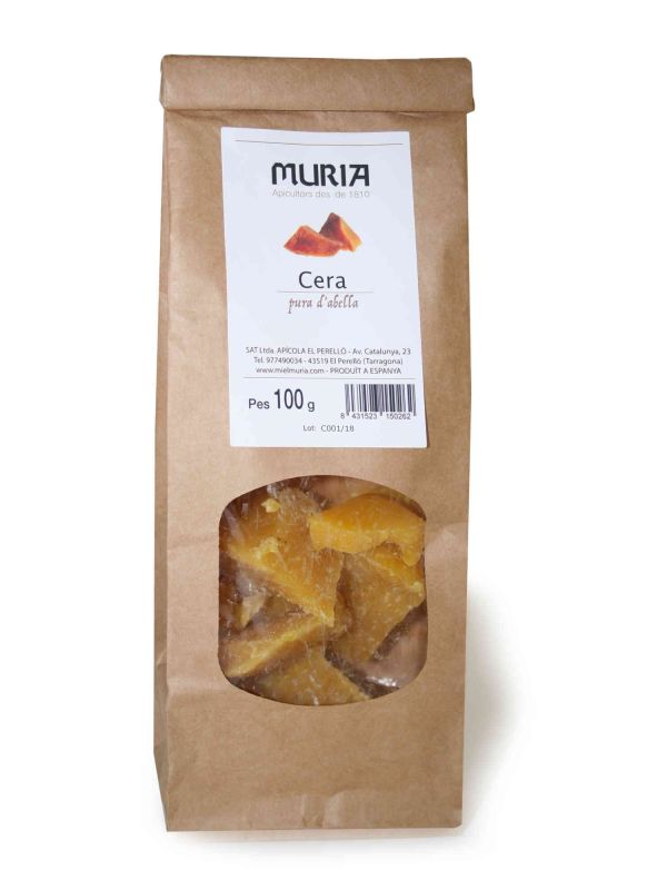 Producte Cera pura d'abella Mel Muria 100g Imatge