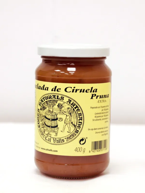 Producte Melmelada de Pruna Cal Valls 400 g Imatge