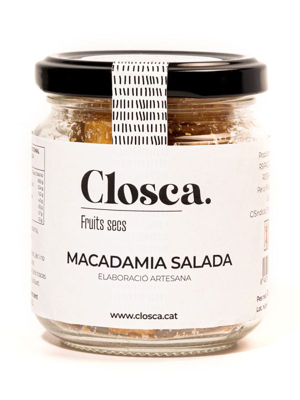 Producte Macadàmia salada La Closca Fruits Secs Les Garrigues 100 g Imatge