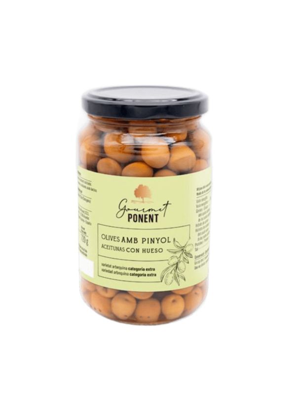 Producte Olives pinyol arbequina Fruits de Ponent 220 g Imatge