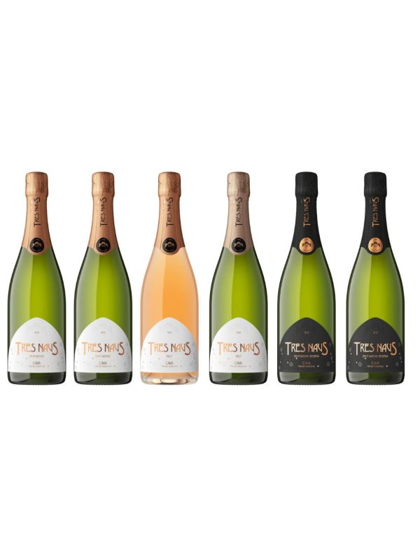 Producte Pack 6 ampolles de cava Tres Naus Domenio Wines 750 ml Imatge
